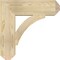 Ekena Millwork Thorton Craftsman Rough Sawn Bracket, Douglas Fir, 6"W x 24"D x 24"H BKT06X24X24THR04RDF - alternate 3